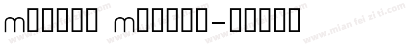 Manque Medium字体转换